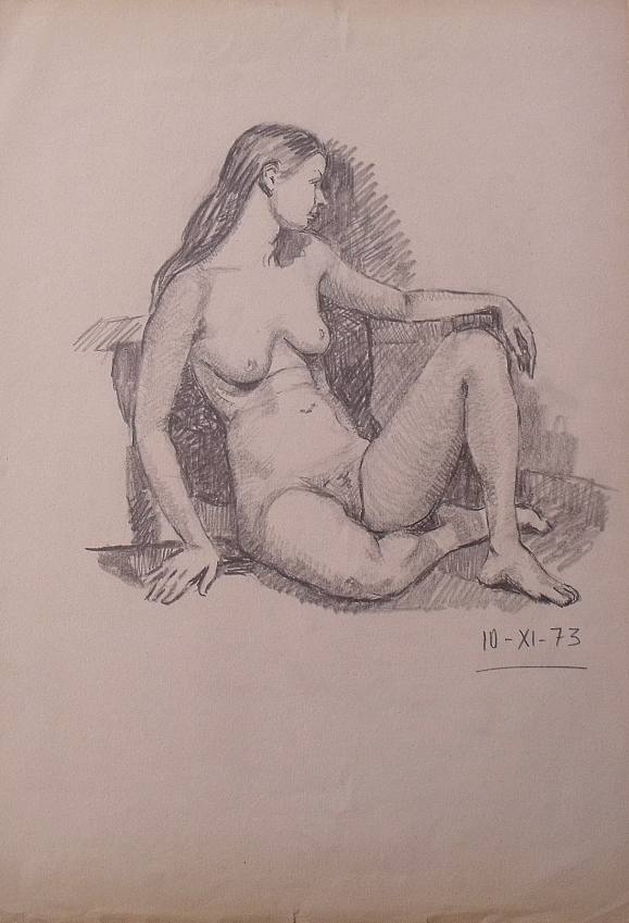 Francisca Aguilera Sketch Sketch Or Pencil Drawing Female Nude