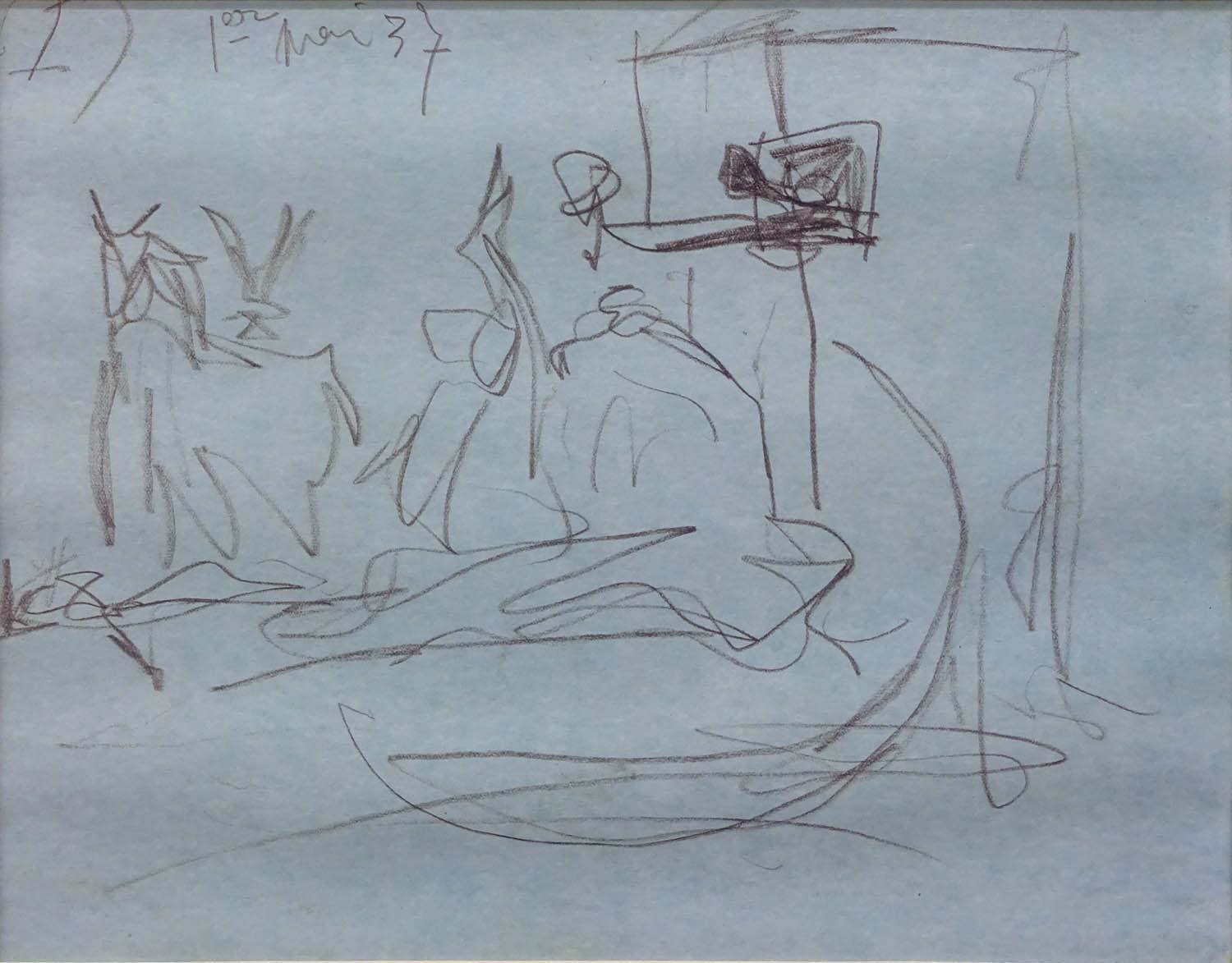 Pablo Picasso Sketches For Guernica No 1 And 2 Subasta Real