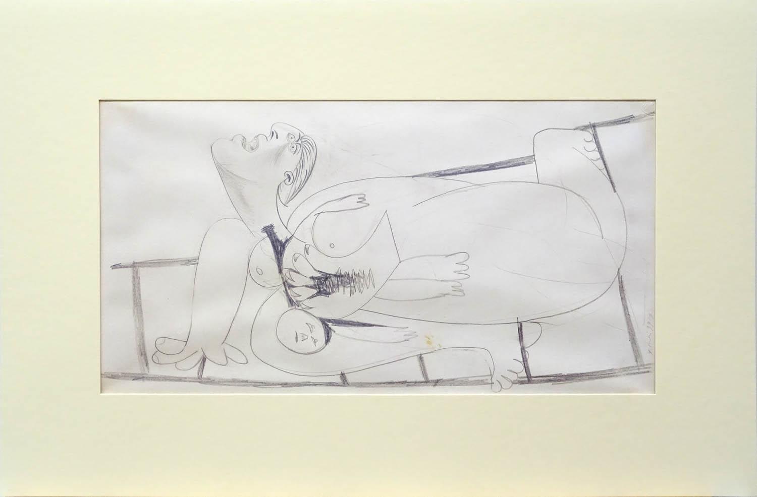 Pablo Picasso Sketch For Guernica No Subasta Real Online Art