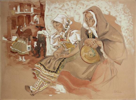 Francisco Ribera: untitled mixed technique