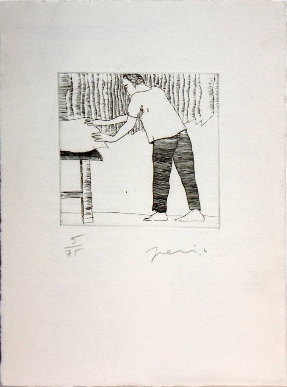 Perico Pastor: engraving without title 5/75