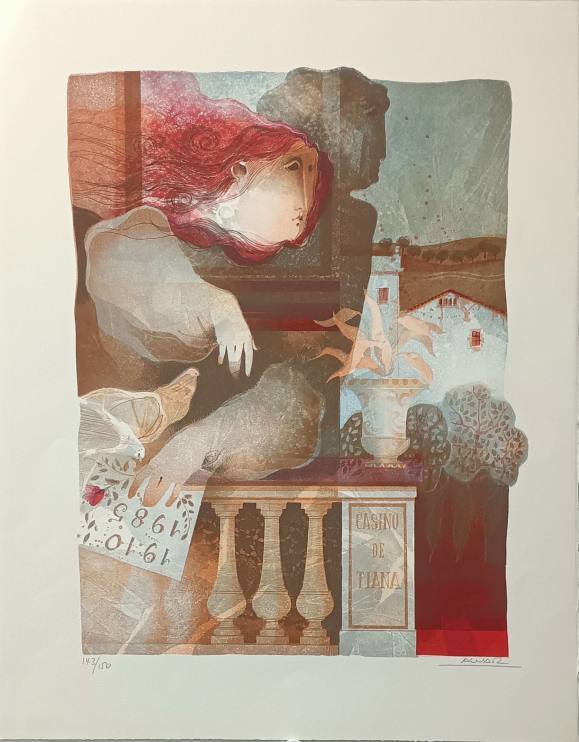 Àlvar Suñol: untitled lithograph 143/150