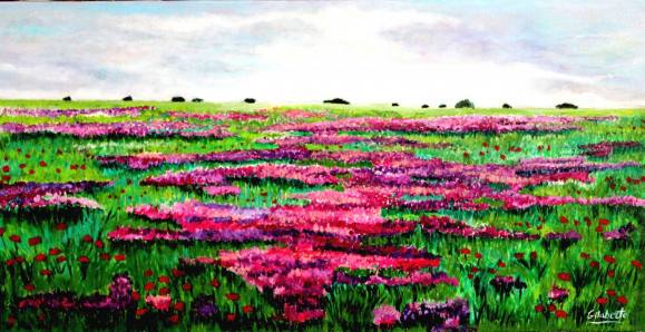 Field of lilies by Mercedes Gilaberte
