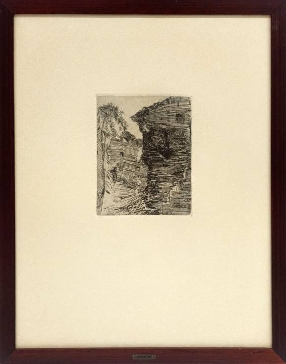 Joaquim Mir: untitled etching