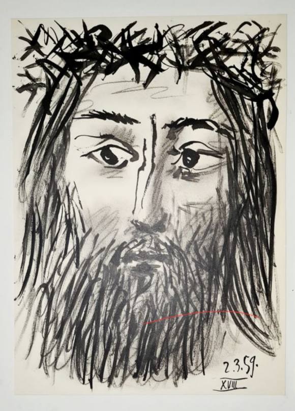 pablo picasso jesus painting