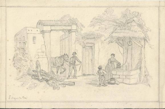 Atilano Vidal Adán. Drawing on paper. 