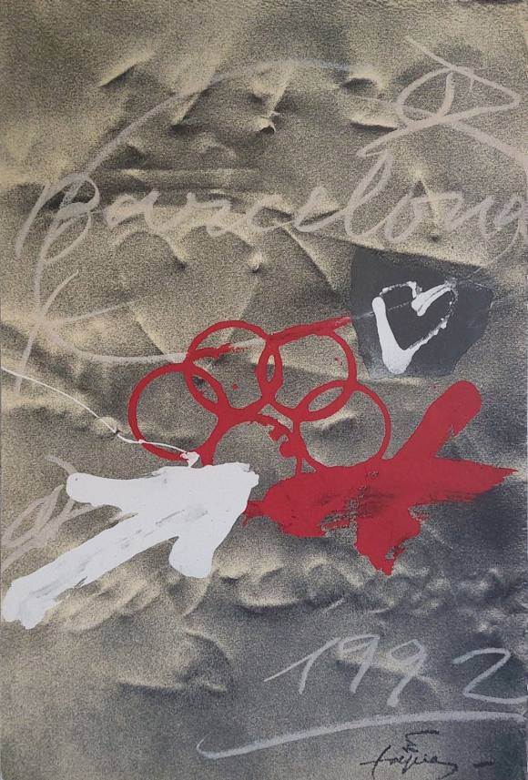 Antoni Tàpies: Poster Barcelona 1992.