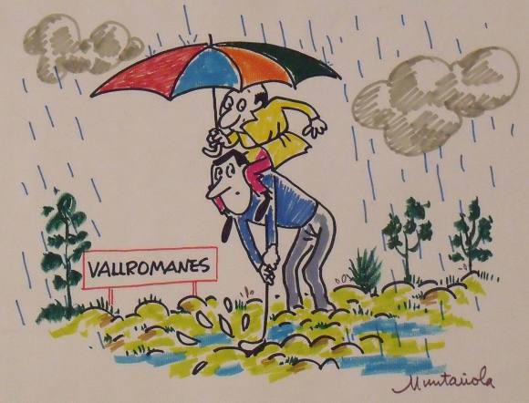Joaquim Muntañola. “Vallromanes” marker drawing. Golf