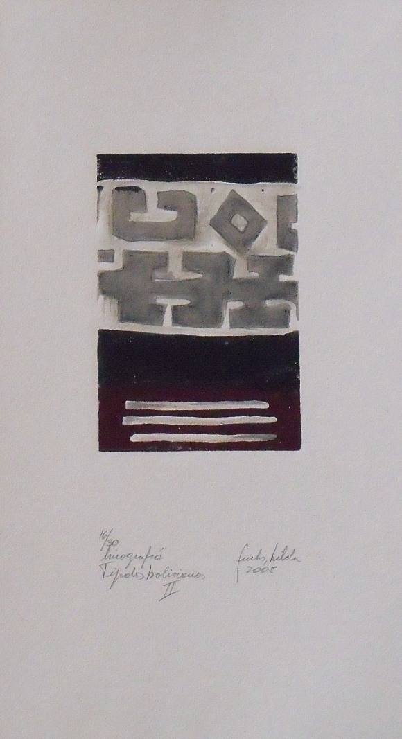 Hilda Fuchs. Linograph 