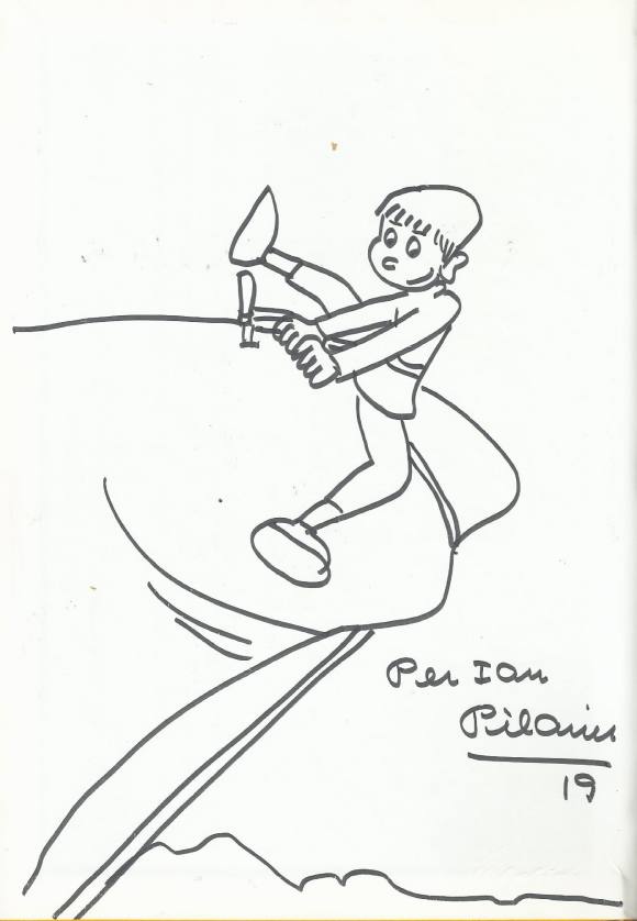 Pilarín Bayés. Ink drawing on paper 