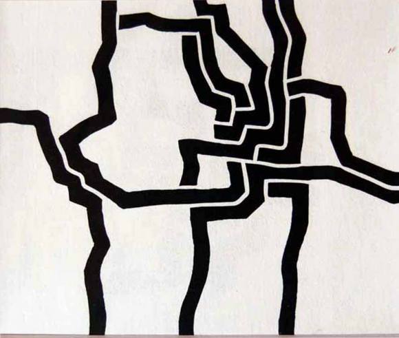 Eduardo Chillida: Original etching Derriere le miroir - 1974