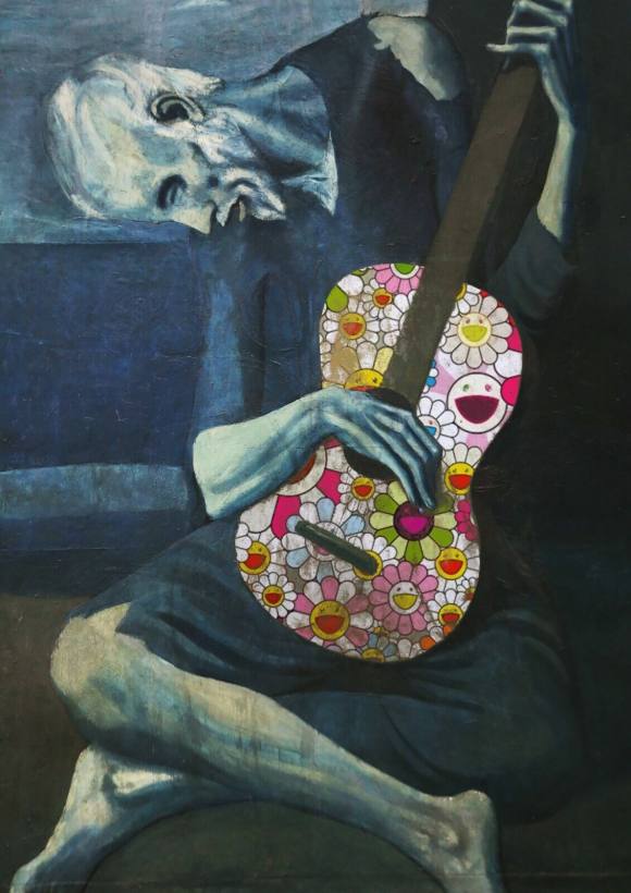 Death NYC:flower guitar.Serigraph A/P (2020)