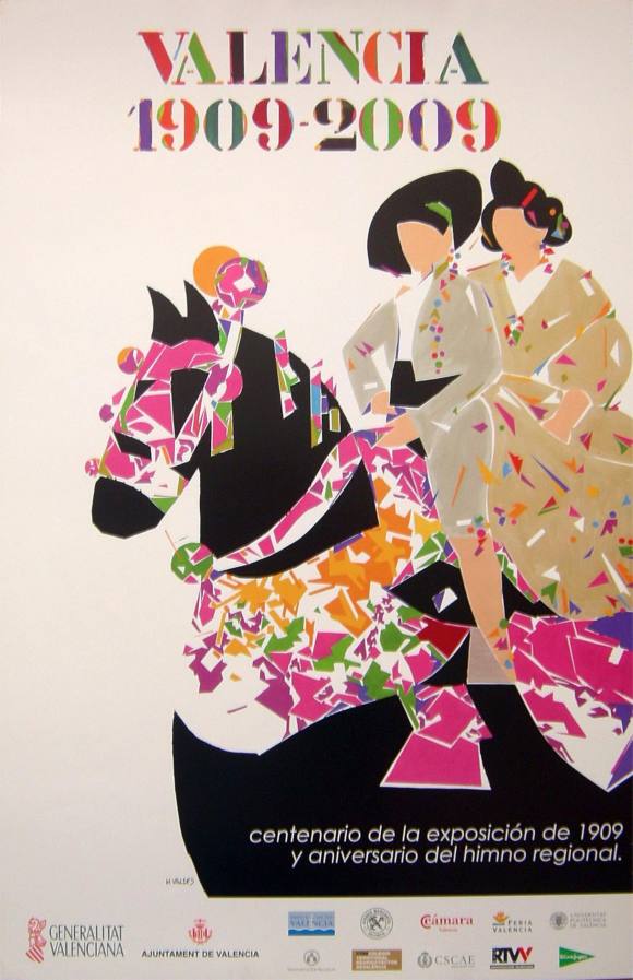 Manolo Valdés. Lithographic poster 