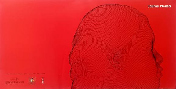 Jaume Plensa: poster for IVAM exhibition 2007-2008