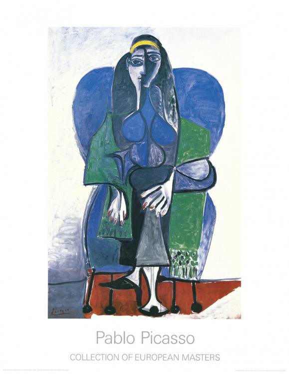 PABLO PICASSO - Woman holding a scarf