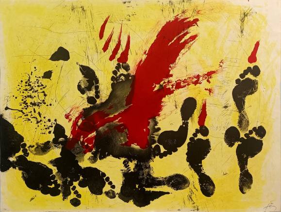 Antoni Tàpies: untitled aquatint (1972) 8/100