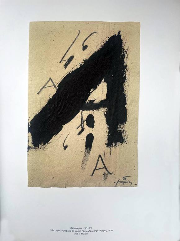 Antoni Tàpies: Sèrie Negre (2017) - Liatografia XIV