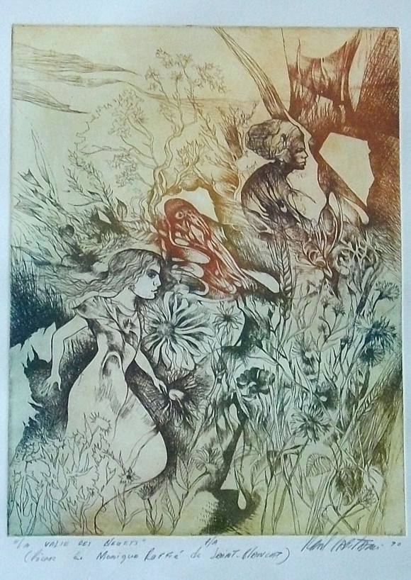 Raul Capitani. Etching 