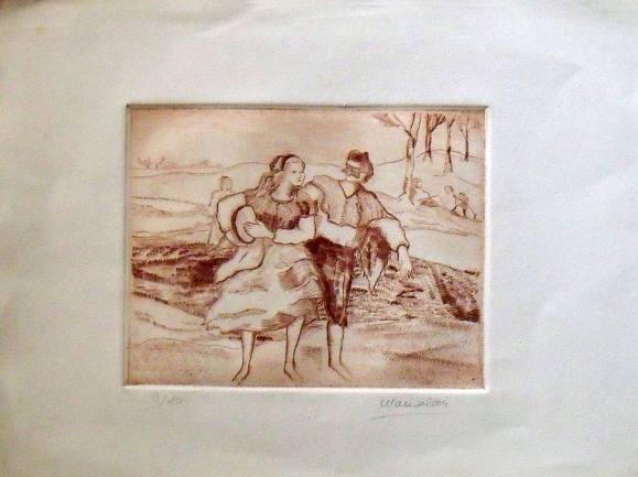 Marisa Leon. Engraving etching 