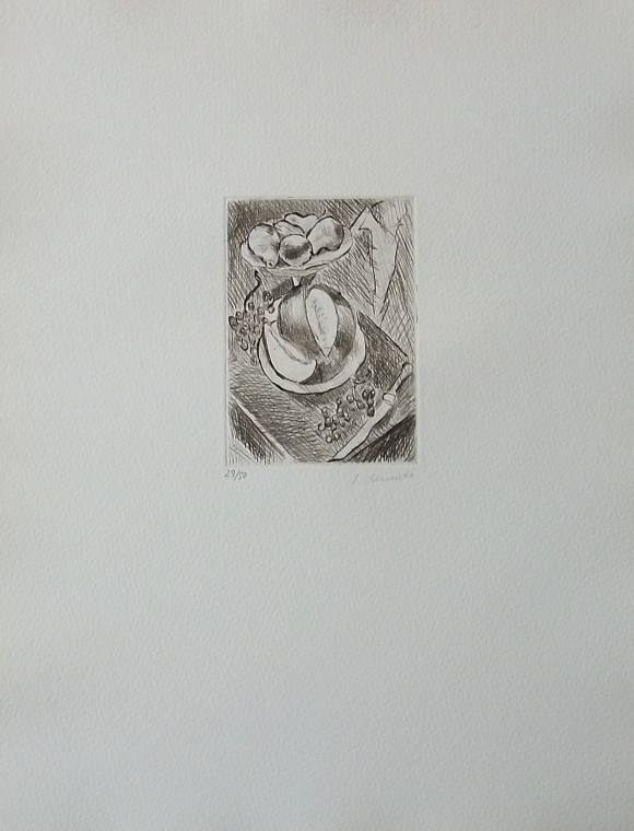 Ignasi Mundó. Etching 
