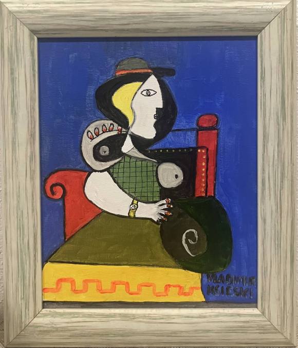 SEATED LADY 4 BY V.KSIESKI 2025