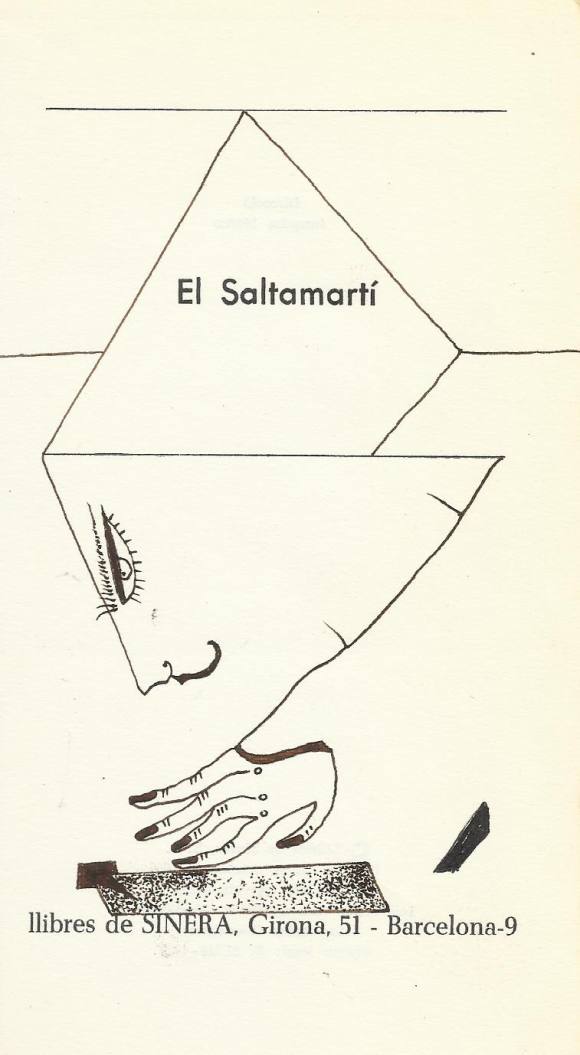 Antonio Beneyto. Ink drawing on paper. Surrealism. Unsigned. 18 x 10 cm.