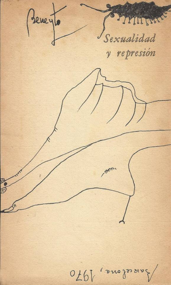 Antonio Beneyto. Ink drawing on paper. Surrealism. Hand-signed. 20 x 12 cm. 1970. Barcelona.