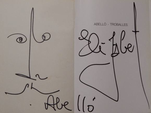 Abelló Troballes. Josep Masats texts. Joan Iriarte photos. Drawing and dedication Joan Abelló. 1996