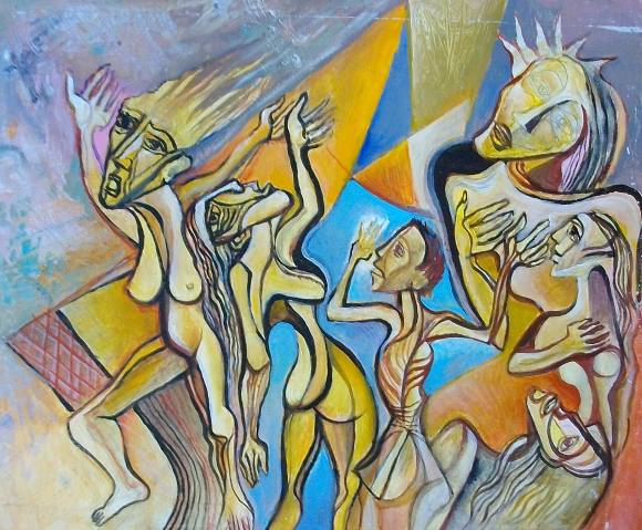 Raul Capitani. Acrylic on canvas 
