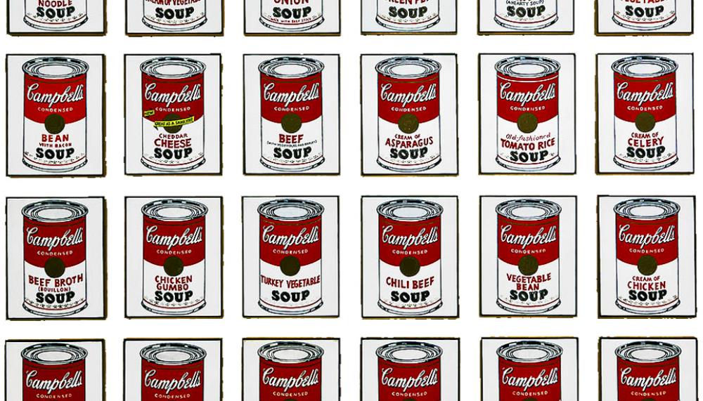 ¿Por qué Andy Warhol pintaba botes de sopa Campbell's?