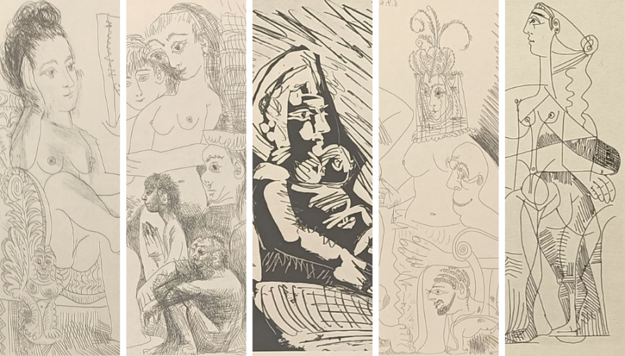 La Suite 347 de Pablo Picasso fue un repaso gráfico a su vida